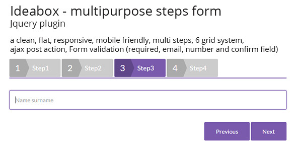 Ideabox - Multipurpose Step Form icon