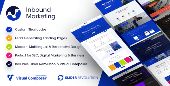 Inbound Marketing | Inbound, Landing Page WordPress Theme icon