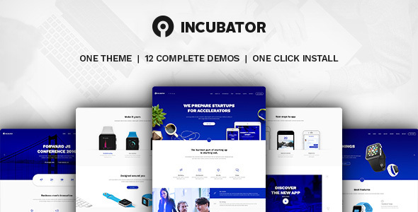 Incubator - WordPress Startup Business Theme icon