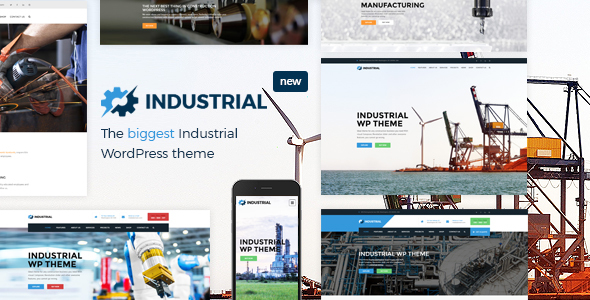 Industrial - Factory Business WordPress Theme icon