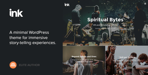 Ink — A WordPress Blogging theme to tell Stories icon