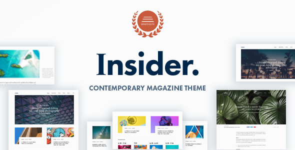Insider - Contemporary Magazine and Blogging Theme icon