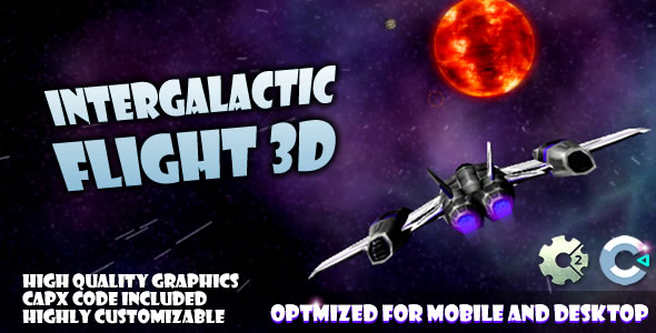 Intergalactic Flight (C2,C3,HTML5) Game. icon