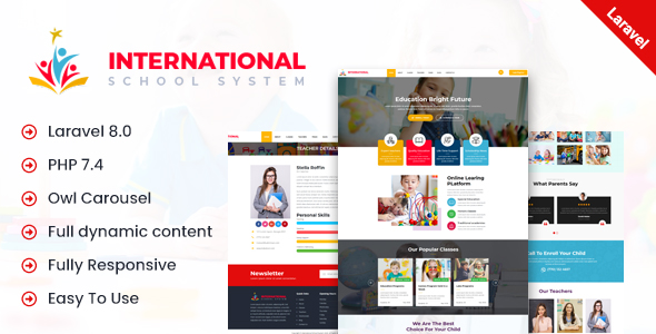International - School PHP Laravel Script icon