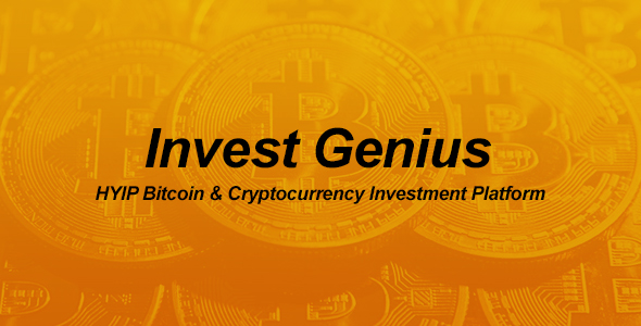 Invest Genius - Cryptocurrency HYIP Investment Platform icon