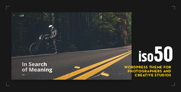 Iso50 - Photography WordPress Theme icon