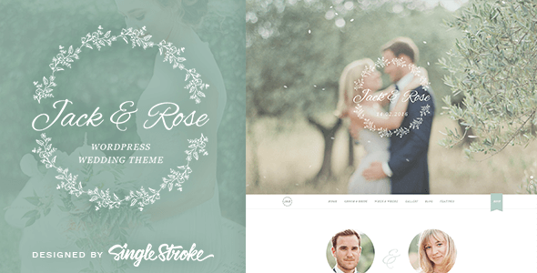 Jack & Rose - A Whimsical WordPress Wedding Theme icon