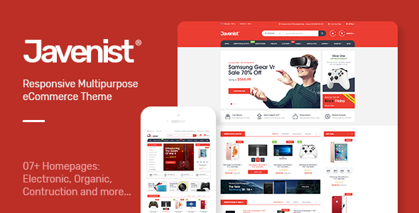 Javenist - Multipurpose eCommerce WordPress Theme icon