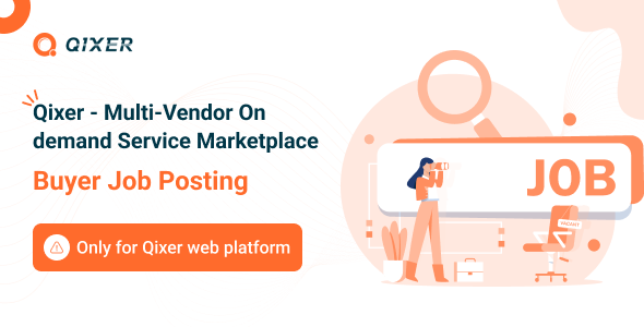 Job Posting Addon - Qixer Service Marketplace and Service Finder icon
