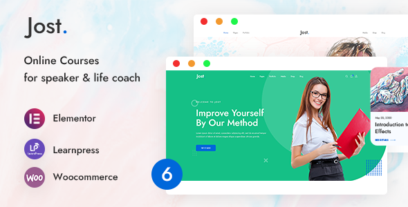 Jost - Coaching & Online Course WordPress Theme icon