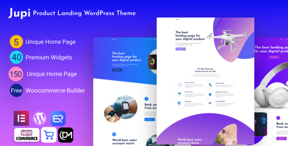 Jupi - Product Landing WordPress Theme icon