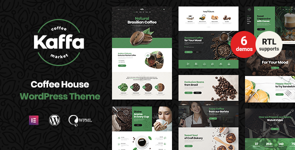 Kaffa - Cafe & Coffee Shop WordPress Theme + RTL icon