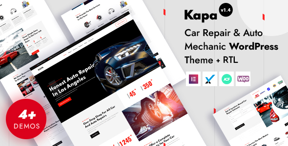 Kapa - Car Repair & Auto Services WordPress Theme icon