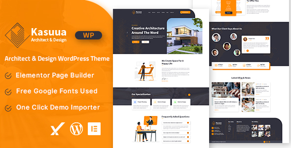 Kasuua – Architect & Design WordPress Theme icon