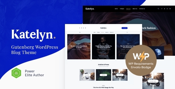 Katelyn | Creative Gutenberg Blog WordPress Theme icon