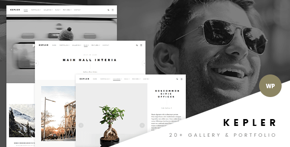 Kepler - Modern Photography & Portfolio WP Theme icon