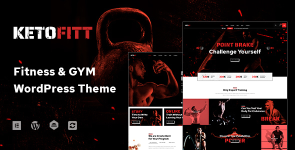 KetoFitt - Fitness & GYM WordPress Theme icon