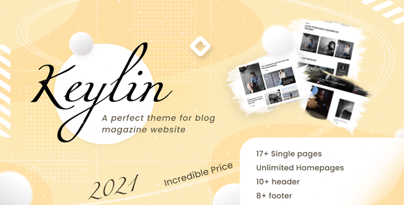 Keylin - WordPress Magazine and Blog Theme icon