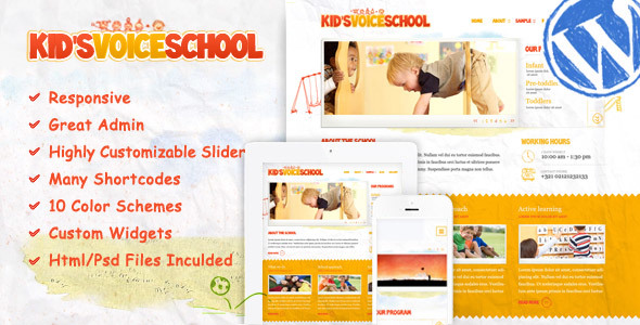 Kids Voice School - Education WordPress Theme icon