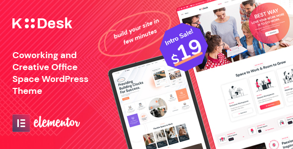 Kodesk - Coworking and Office Space WordPress Theme icon