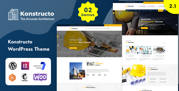 Konstructo - Construction and Architecture WordPress Theme icon