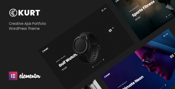 Kurt - Ajax Portfolio WordPress Theme icon