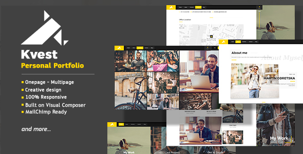 Kvest - Creative Responsive Personal Portfolio WordPress Theme icon