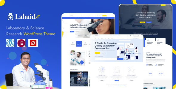 Labaid - Laboratory & Science Research WordPress Theme icon
