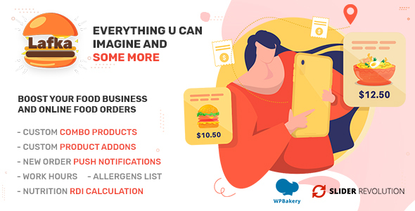 Lafka - Multi Store Burger - Pizza & Food Delivery WooCommerce Theme icon