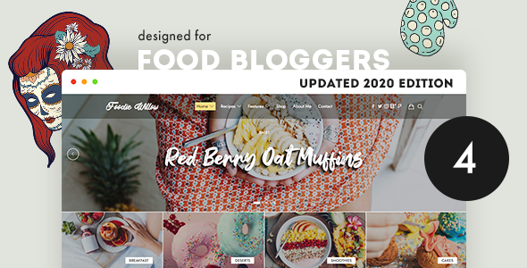 Lahanna - Food Blog WordPress Theme icon