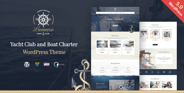 Lamaro - Yacht Club and Rental Boat Service WordPress Theme icon