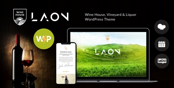 Laon | Wine House, Vineyard & Liquor WordPress Theme + Shop icon