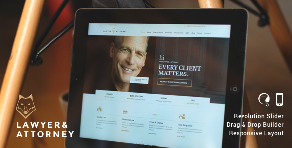 Lawyer - WordPress Theme icon