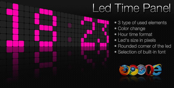 Led Time Panel icon