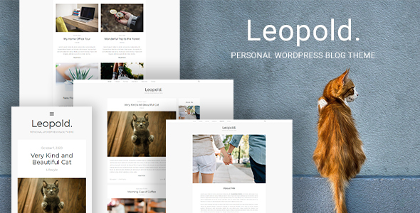 Leopold - Personal WordPress Blog Theme icon