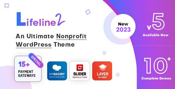 Lifeline 2 - An Ultimate Nonprofit WordPress Theme for Charity, Fundraising and NGO Organizations icon