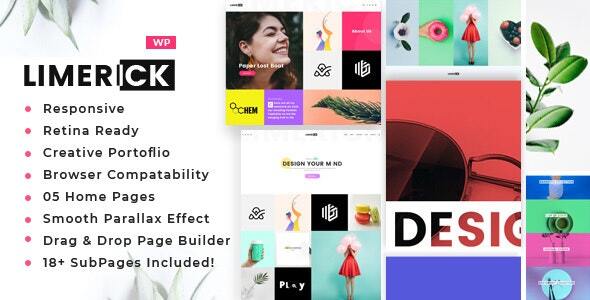 Limerick - A Colorful and Modern Multipurpose Portfolio Theme icon