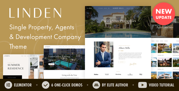 Linden — Single Property WordPress Theme icon