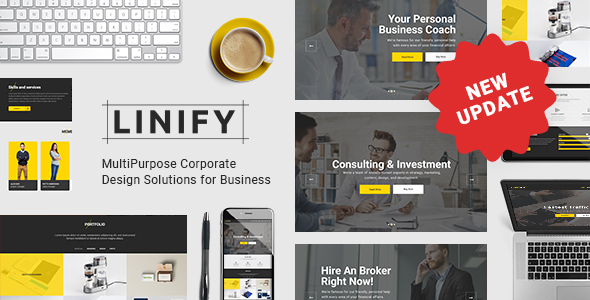 Linify - Multipurpose Corporate WordPress Theme icon