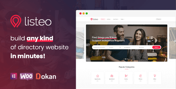 Listeo - Directory & Listings With Booking - WordPress Theme icon