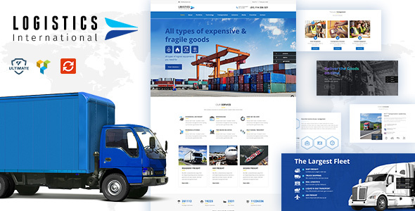 Logistics wordpress theme icon