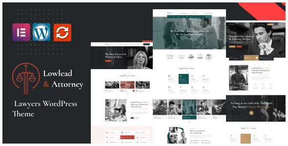 Lowlead - Attorney & Lawyers WordPress Theme icon