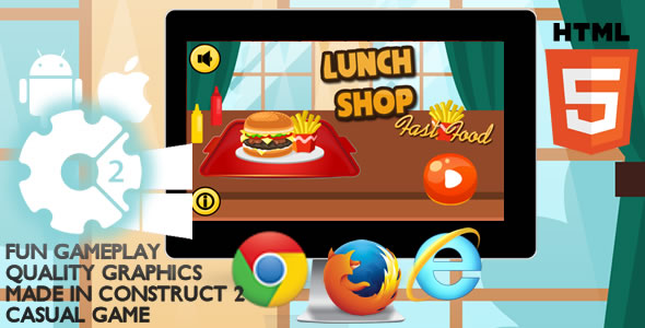 Lunch Shop Html5 Game icon