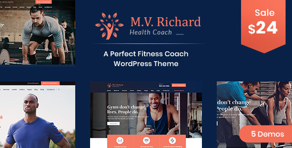 MV Richard - Health and Fitness WordPress Theme icon