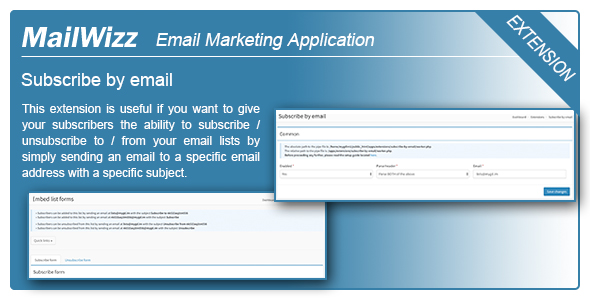 MailWizz EMA - Subscribe by email icon