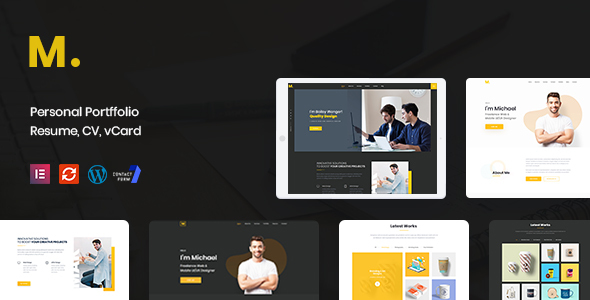 Mak - Personal Portfolio & Resume WordPress Theme icon