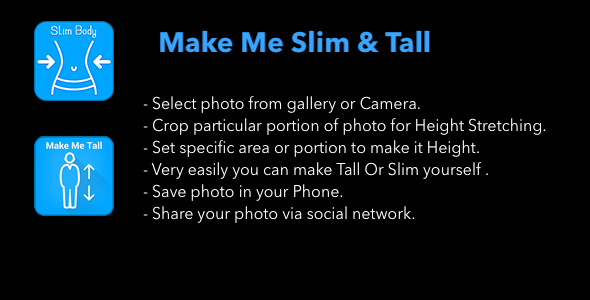 Make Me Slim - Make Me Tall - 2 Apps | OBJECTIVE-C | ADMob Added icon