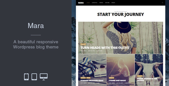 Mara - Beautiful Photo WordPress Blog Theme icon