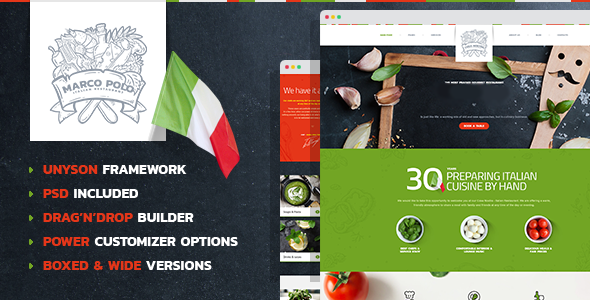 MarcoPolo - Restaurant and Food WordPress Theme icon