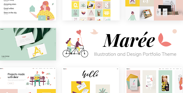Marée - Illustration and Design Portfolio Theme icon